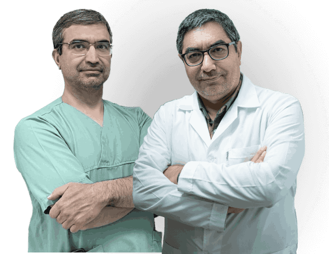 دکتر حسین طاهری و دکتر رضا طاهری در کلینیک واریس